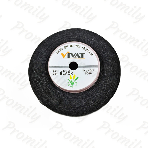 Нитка VIVAT B40/2 черный от магазина Promily в Иванове