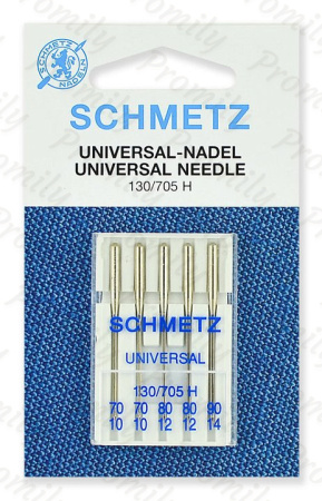 Иглы стандартные №70(2), 80(2), 90, Schmetz, набор 5 шт от магазина Promily в Иванове